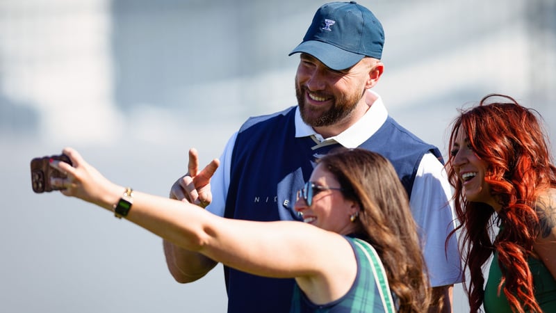 Travis Kelce ist der Promi Headliner beim AT&T Pebble Beach Pro Am der PGA Tour 2026. (Foto: Getty)