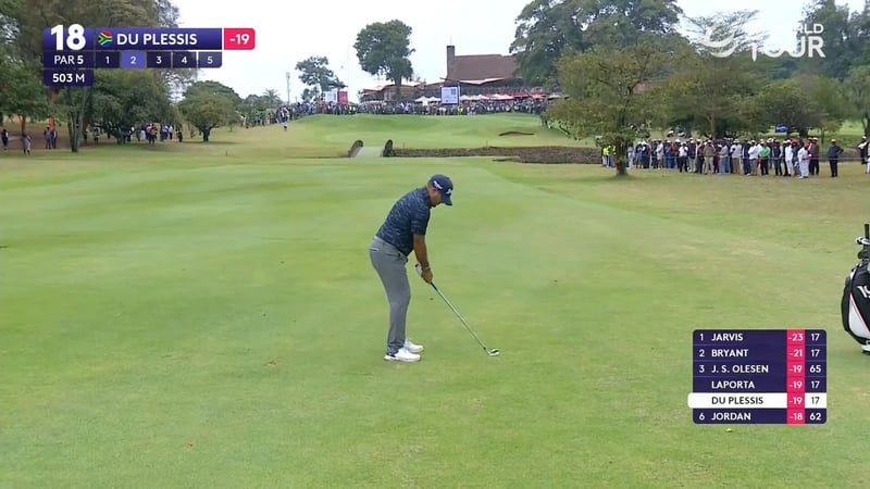 Du Plessis verfehlt Albatross knapp – Drama zum Abschluss