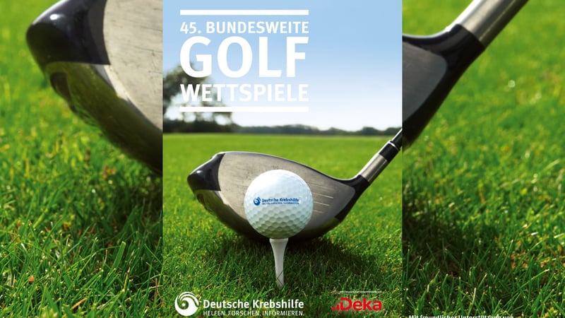 Golfen für den guten Zweck: Deutsche Krebshilfe startet bundesweite Turnierserie
