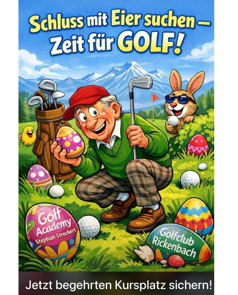 GC Rickenbach: Golf Academy Stephan Streckert startet