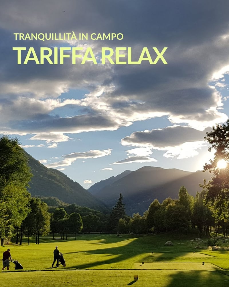 Golf Gerre Losone: la nuova Tariffa Relax per giocare in tranquillità