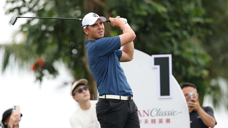 Jan Schneider überzeugt als bester Deutscher an Tag eins der DP World Tour in Hainan. (Foto: Getty)