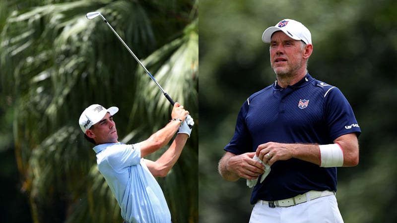 Vor dem Finaltag der LIV Golf League in Singapur hat sich eine Doppelspitze mit Lee Westwood und Joaquin Niemann etabliert. (Foto: Getty)