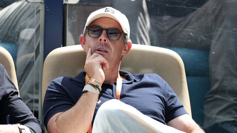 Rory McIlroy genießt seine Zeit Abseits vom Golf beim ATP Turnier in Miami. (Foto: Getty)