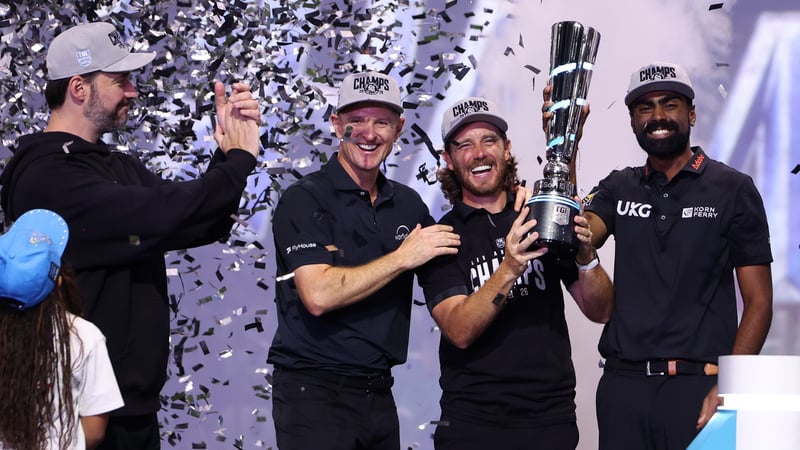 Der Los Angeles Golf Club krönt sich mit einem Finalsieg gegen Jupiter Links GC zum Champion der TGL. (Foto: TGL)