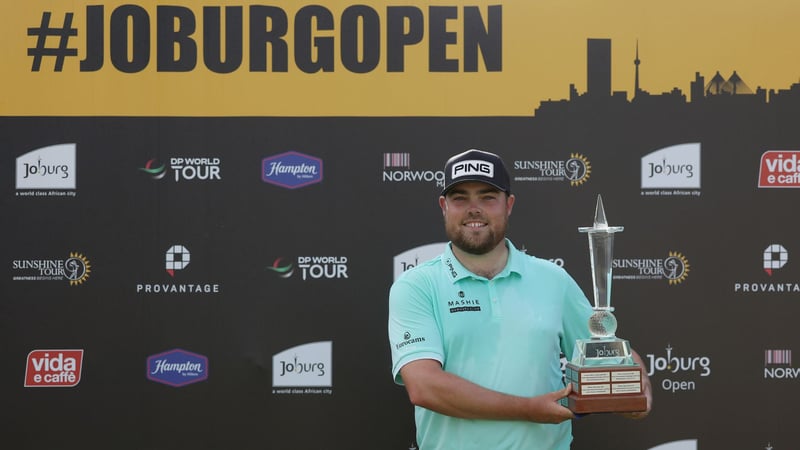 Dan Bradbury holt sich in Südafrika seinen dritten Titel auf der DP World Tour. (Foto: Getty)