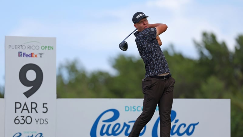 Matti Schmid holt sich auf der PGA Tour in Puerto Rico den fünften Platz. (Foto: Getty)