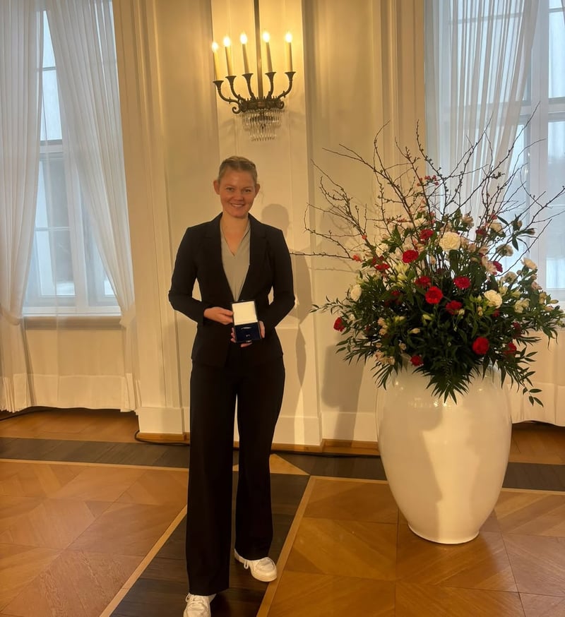 Silbernes Lorbeerblatt: Vanessa Girke erhält höchste Sportehrung