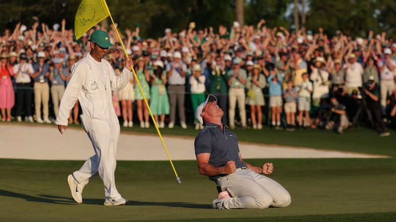 Amazon Prime blickt in „Rory McIlroy: The Masters Wait“ auf McIlroys emotionalen Weg zum Masters-Sieg 2025 zurück. (Foto: Getty)