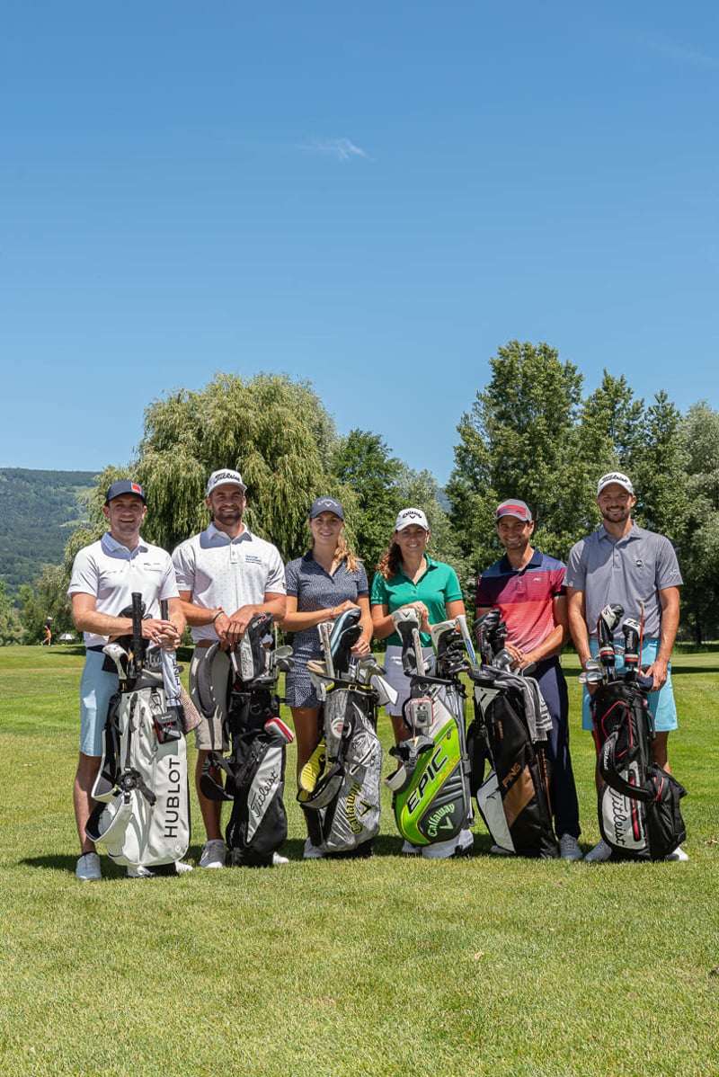 Das derzeit aktuelle Schweizer Golfteam