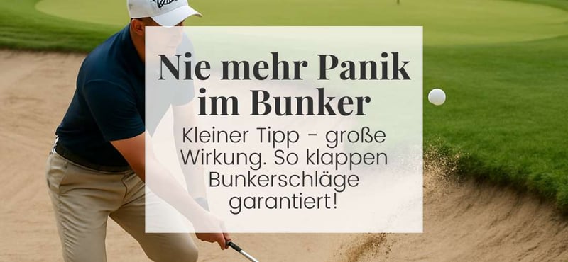 Nie mehr Panik im Sand: So bekommst du Kontrolle in den Bunker