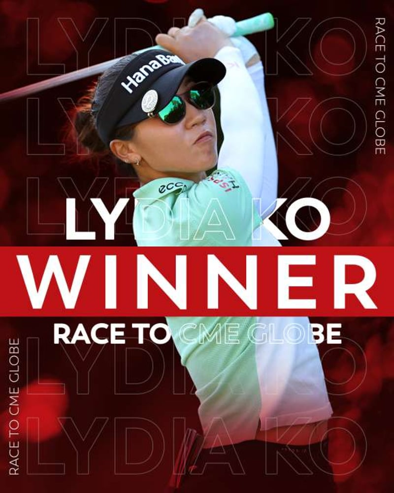 LYDIA KO – Race to CME Globe Siegerin