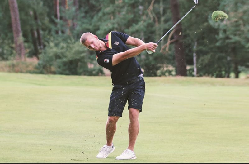 Now on the tee: Nick Bachem