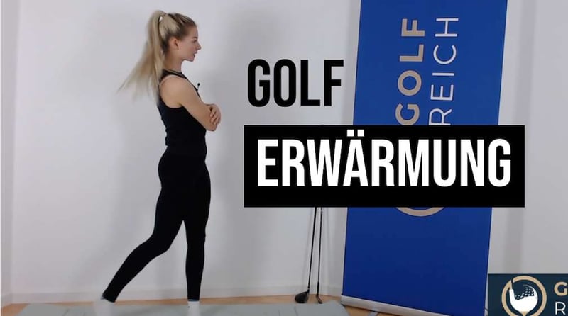 Golf Erwärmung mit Fitness Trainerin Elena Witzel