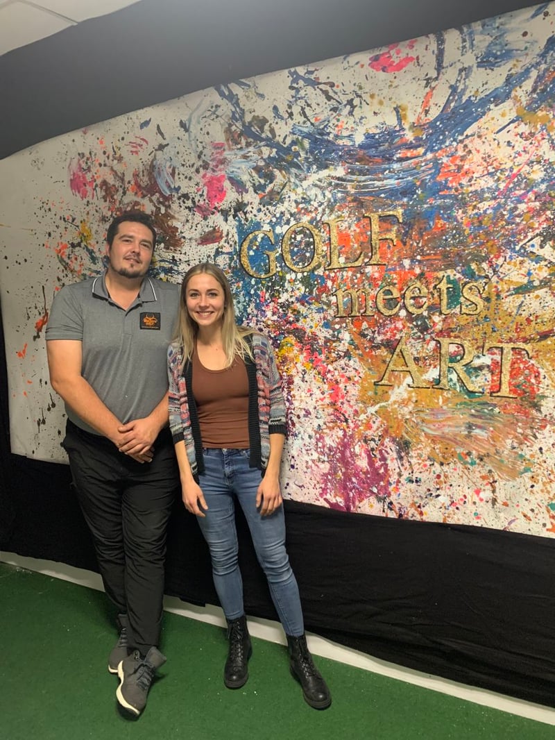 Now on the tee: Golf-Entrepreneur Alex Lange