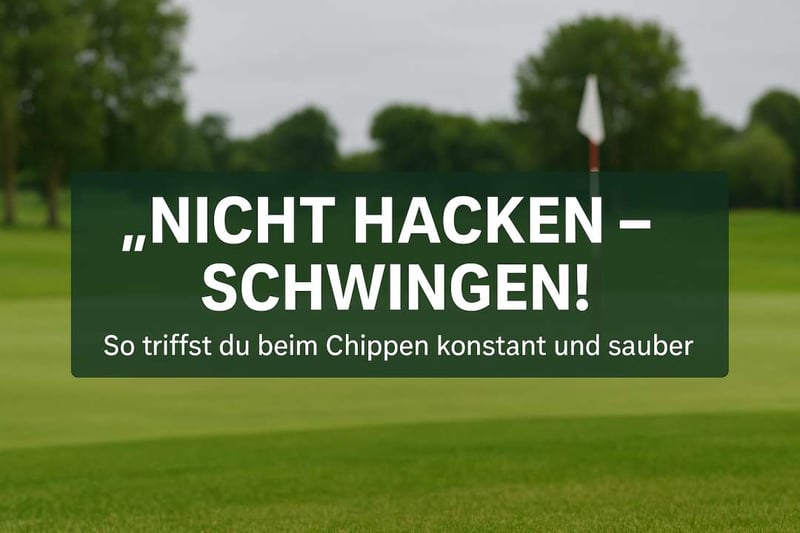 Durch den Ball – nicht zum Ball: Der Schlüssel zu konstant guten Chips