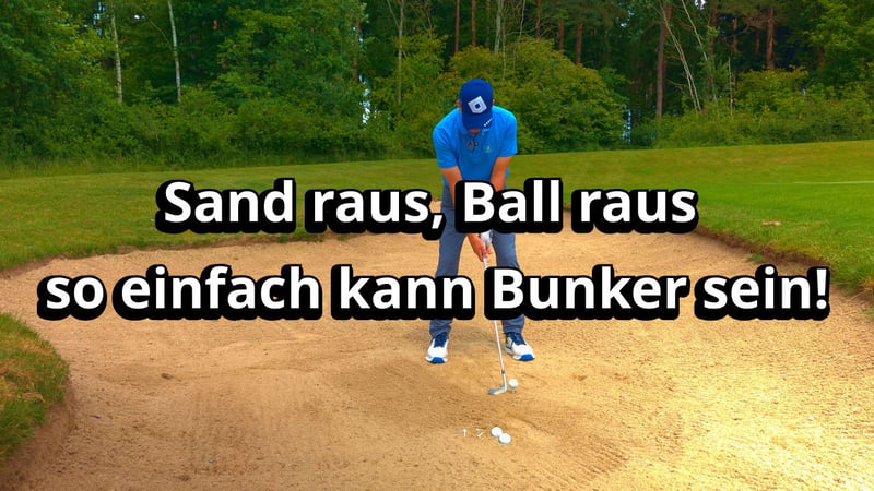 Besser aus dem Bunker: Zwei einfache Übungen für mehr Gefühl im Sand