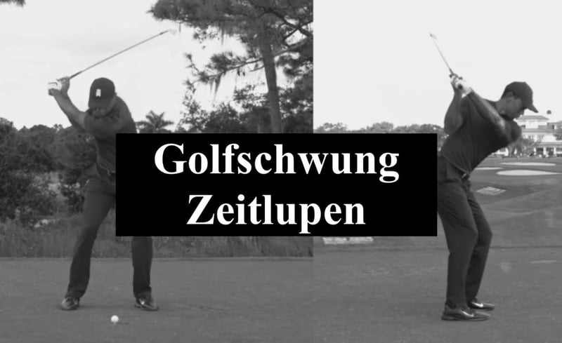 Golfschwung Zeitlupen der Profis – Eisen und Driver