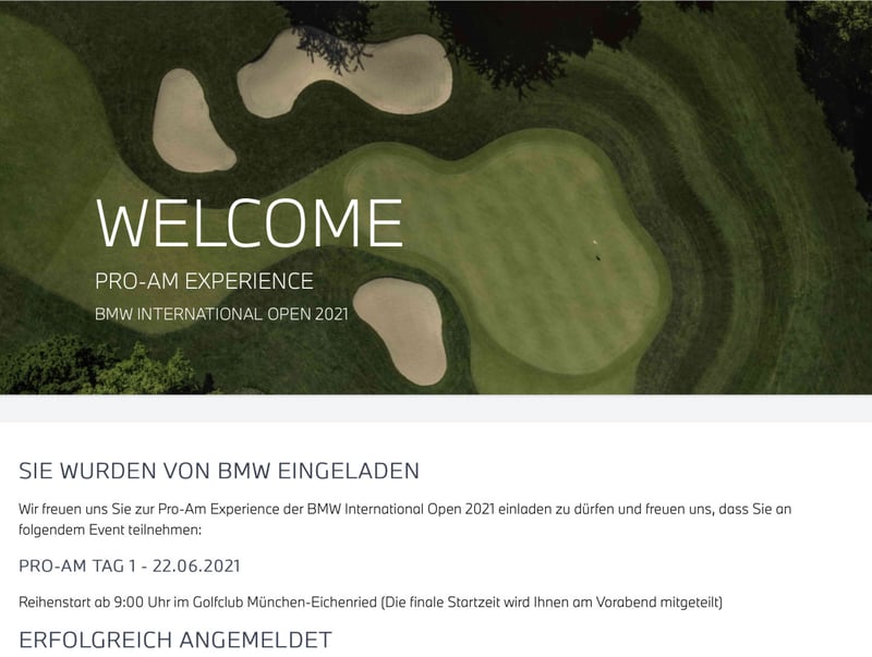 Once-in-a-Lifetime ein Pro-Am spielen ~ oder das Spiel mit den Großen, Teil 2