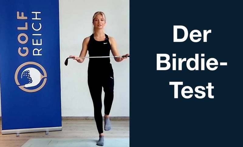 Golf Fitness Test: Der Birdietest für dein Golf-Gleichgewicht ?️‍♀️