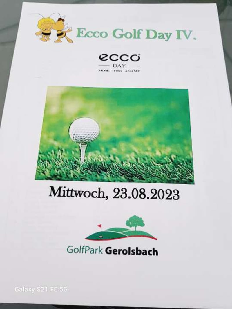 Ecco Day im Golfpark Gerolsbach