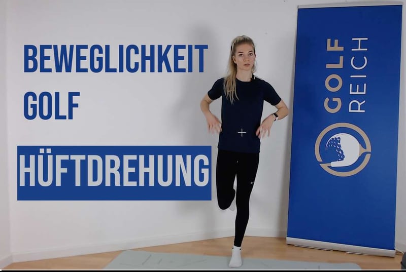 Beweglichkeit für die Hüfte im Golf // Golf-fitness mit Elena