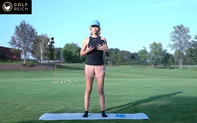 Einfache Übung gegen RÜCKENSCHMERZEN beim Golf