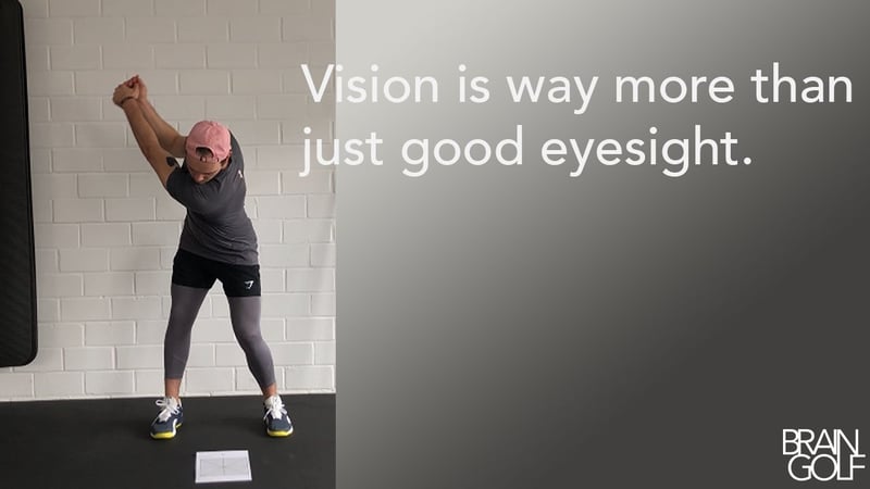 Viele trainieren – trotz guter Augen – einfach ins Blinde.