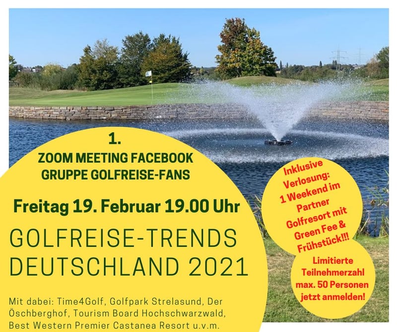 1. Zoom Meeting zum Thema „Sichere Golfreise-Trends 2021“