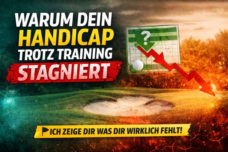 Golftraining ohne Fortschritt? Warum dein Handicap trotz Training stagniert – und was du dagegen tun kannst