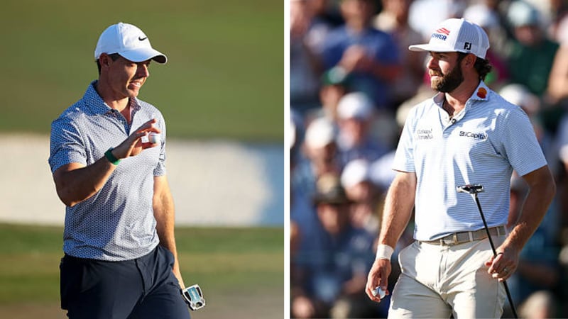 Rory McIlroy und Cameron Young beim US Masters 2026. (Foto: Getty)