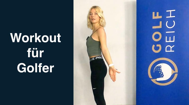 Rückschwung beim Golf verbessern mit diesen Übungen I 4 Minuten Golf Workout