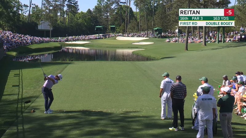 Reitan trifft Flagge bei Loch 16: Drama am Masters
