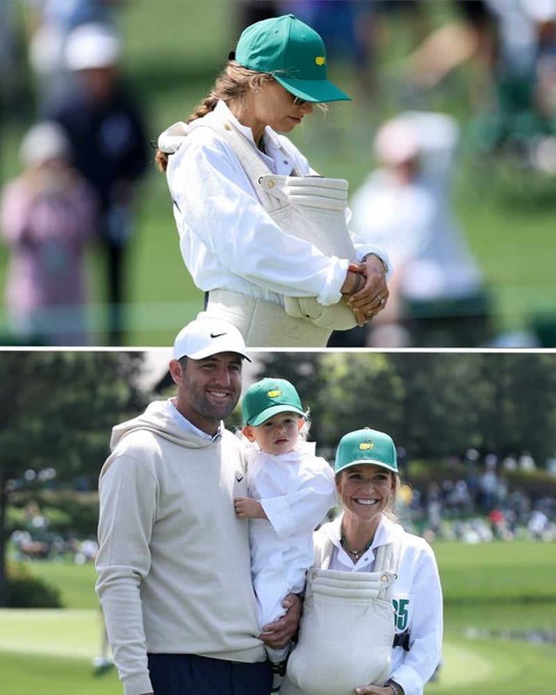 Scheffler-Familienzuwachs: Sohn Remy debütiert bei Par-3-Wettbewerb