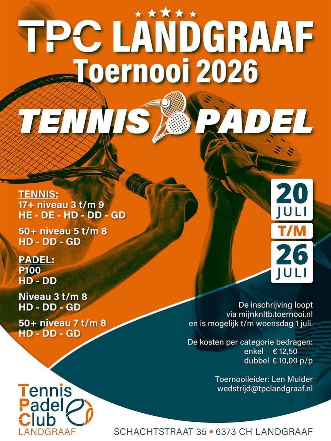TPC Landgraaf Turnier 2026: Anmeldung jetzt offen