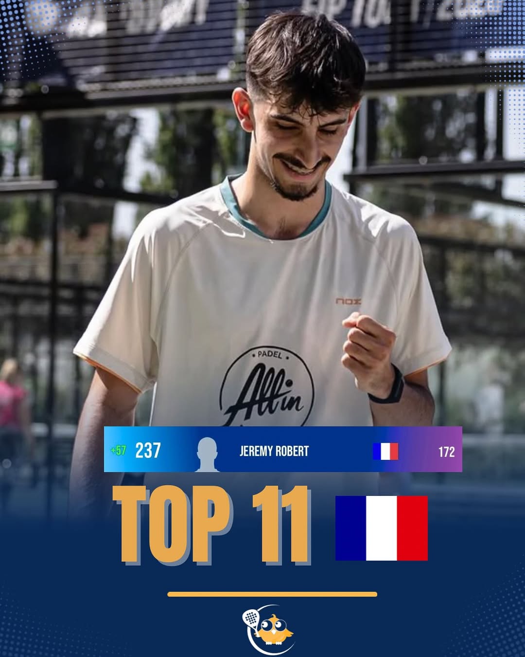 Jérémy Robert Breaks Into French Top 11 at Just 18 Years Old