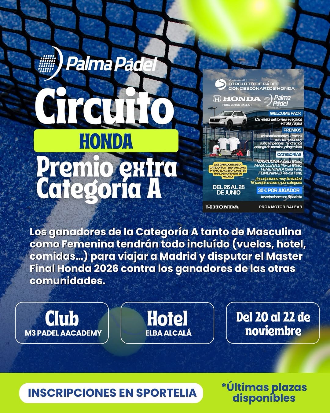 Circuito Honda in Palma: Weg zum Master Final in Madrid