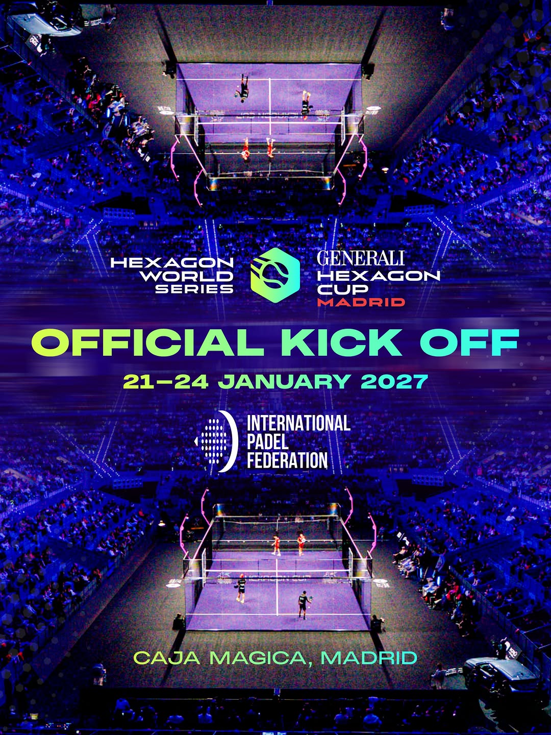 Hexagon World Series Launches with GENERALI Hexagon Cup Madrid in January 2027