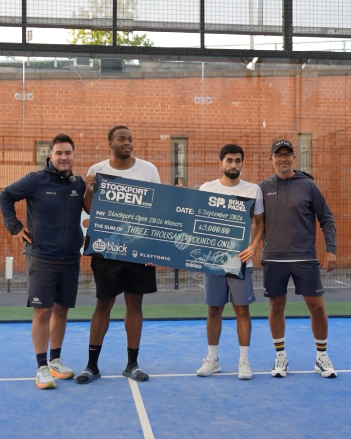Moezz e Arbaaz Campeões do Stockport Open 2026