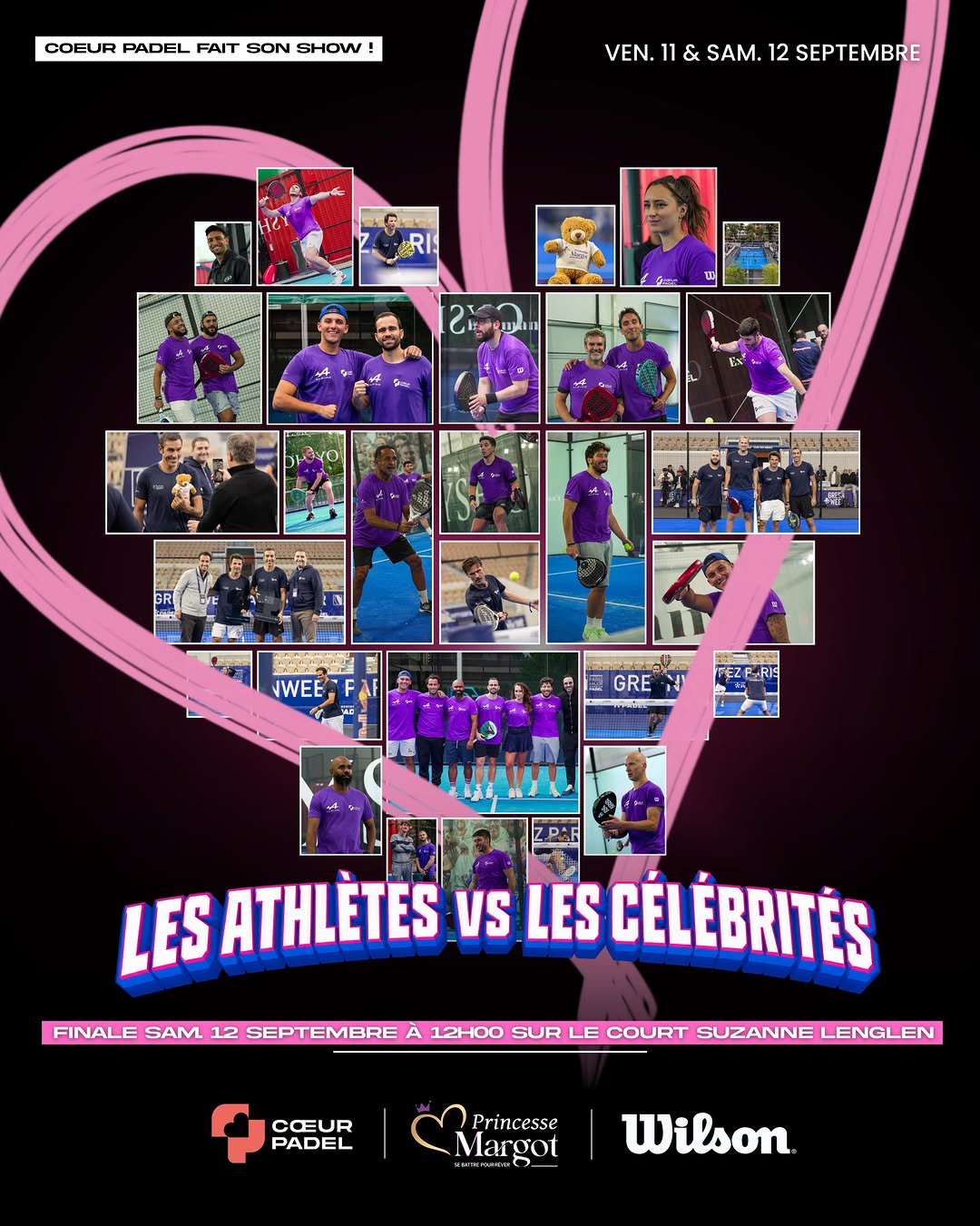 Athletes Face Off Against Celebrities at Charity Padel Tournament in Paris