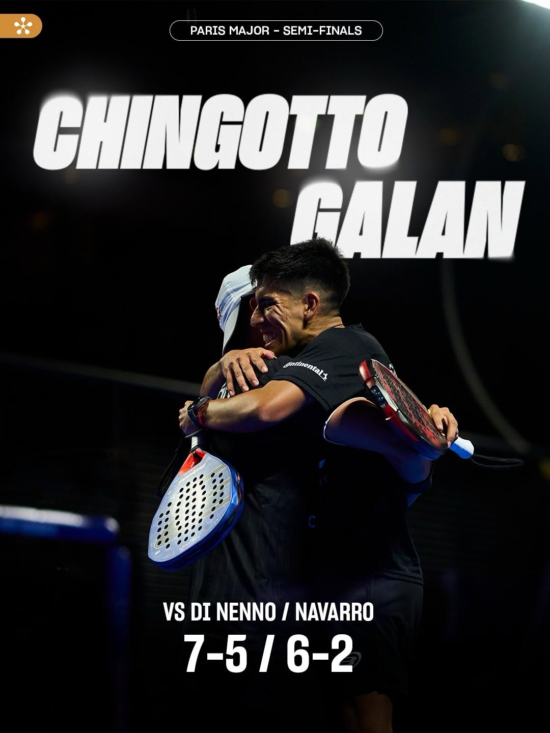 Galán and Chingotto Advance to Alpine Paris Major Final; Chingotto Extends Remarkable Paris Streak