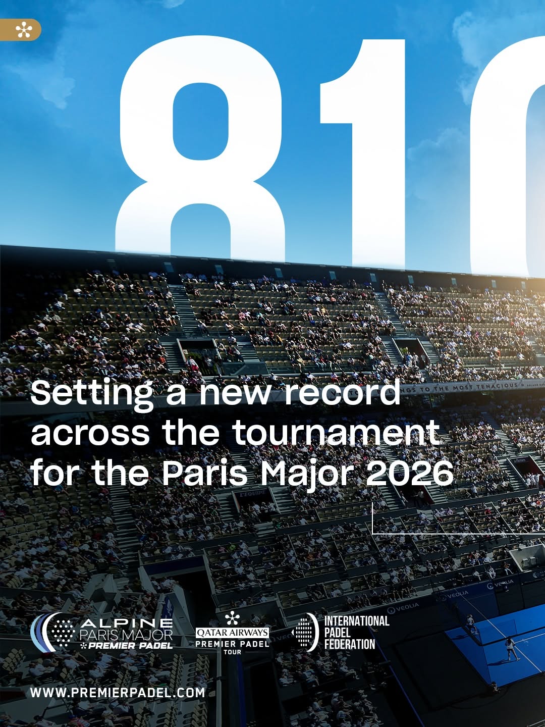 Alpine Paris Major Shatters Attendance Record with 81,000 Fans at Roland-Garros