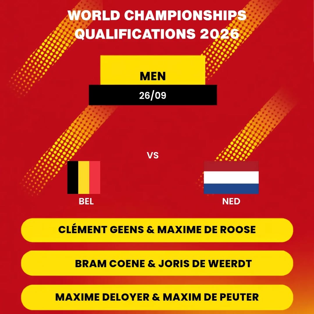 Belgium Faces Netherlands in Direct FIP World Cup Qatar 2026 Qualifier