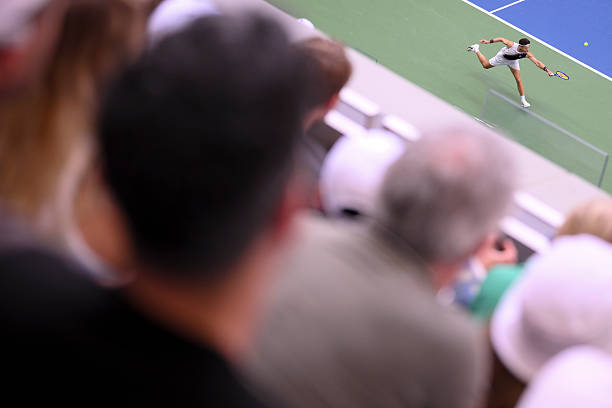 A general view from the stands in the final of the US Open 2026.