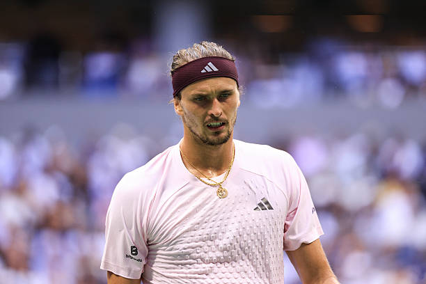 Alexander Zverev reacts in the final against Ben Shelton, Flushing Meadows, September 13, 2026.