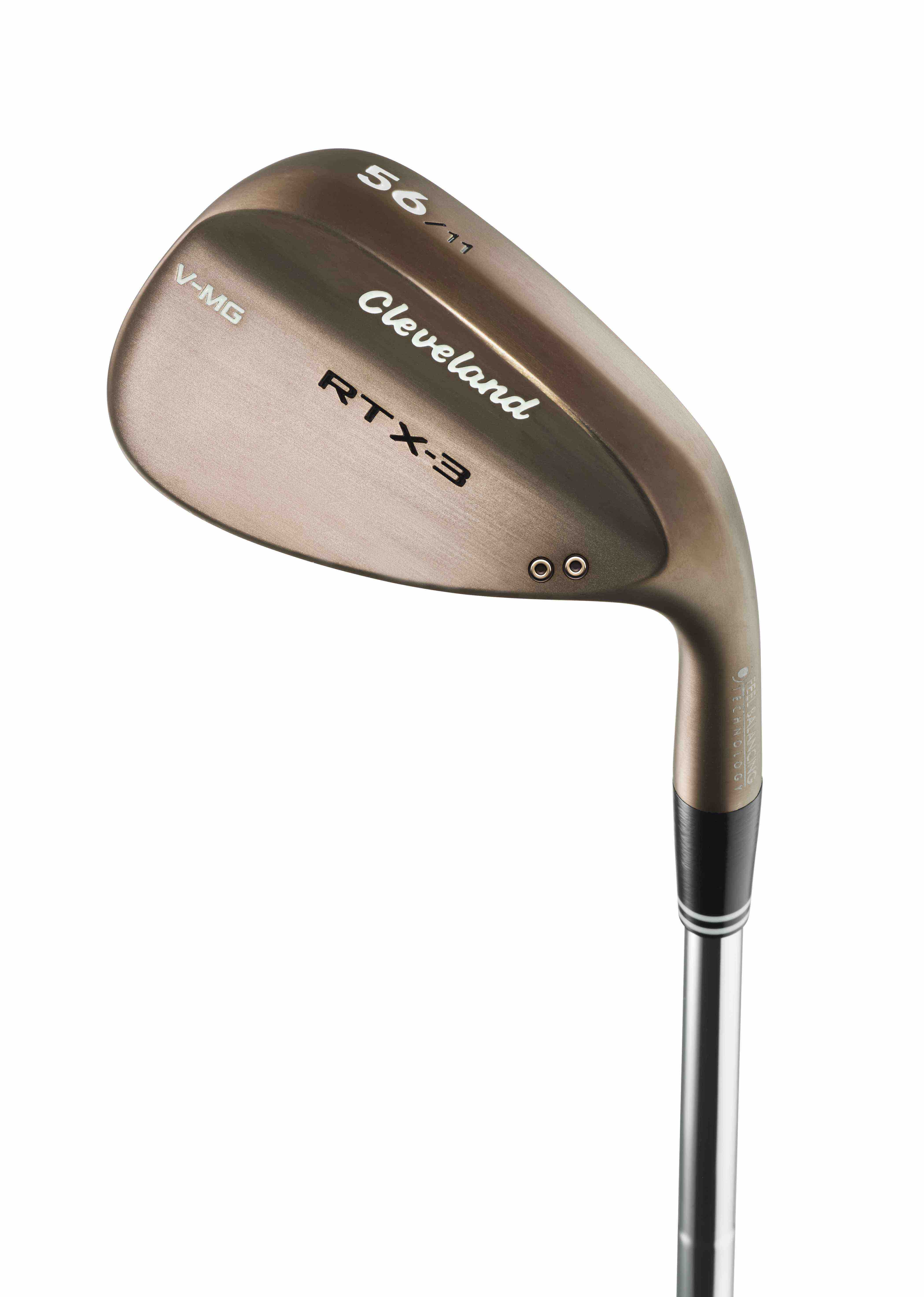 Die Cleveland RTX 3 Raw Finish Wedges aus der Saison 2017. (Foto: Cleveland)