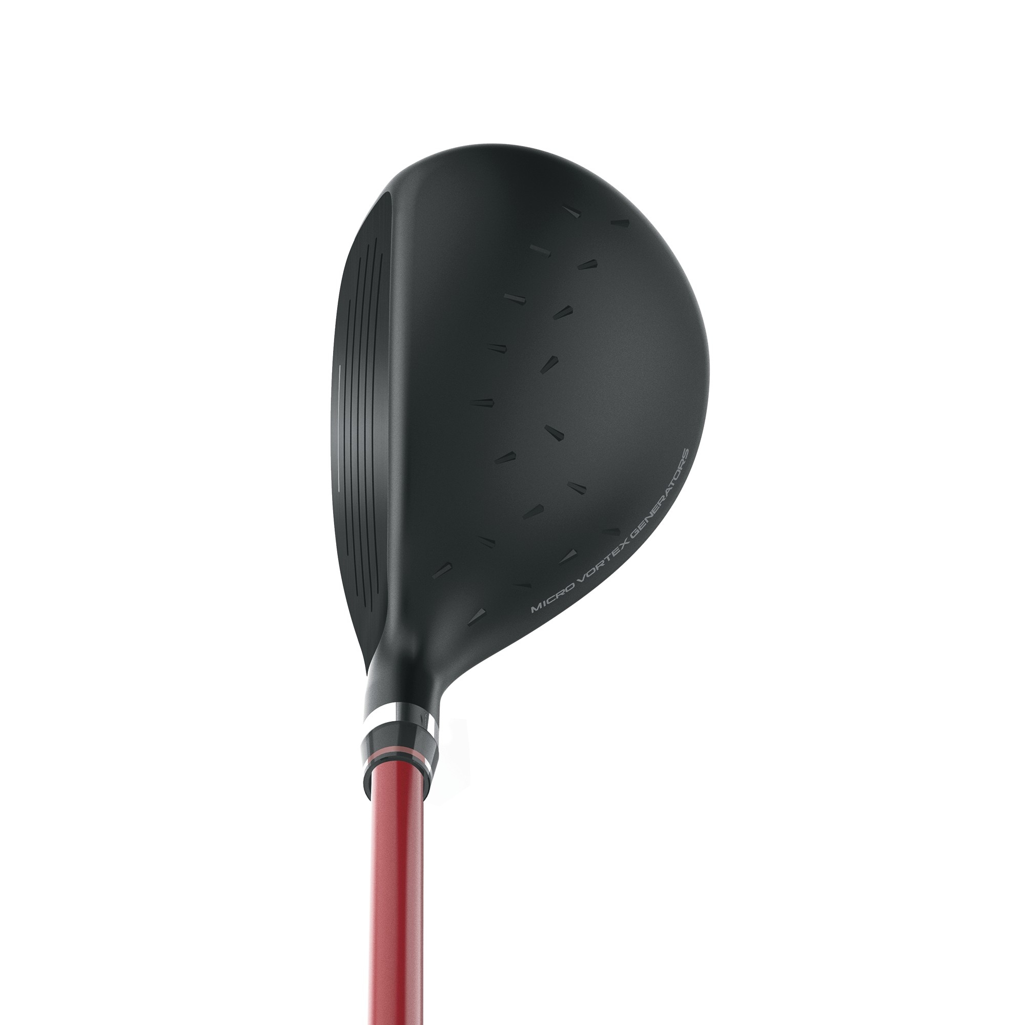 Die Wilson Staff D300 Hybrids haben ebenso wie die Driver und Fairwayhölzer der D300-Familie die sogenannten "Micro Vortex Generators" auf der Krone des Schlägerkopfes. (Foto: Wilson Staff)