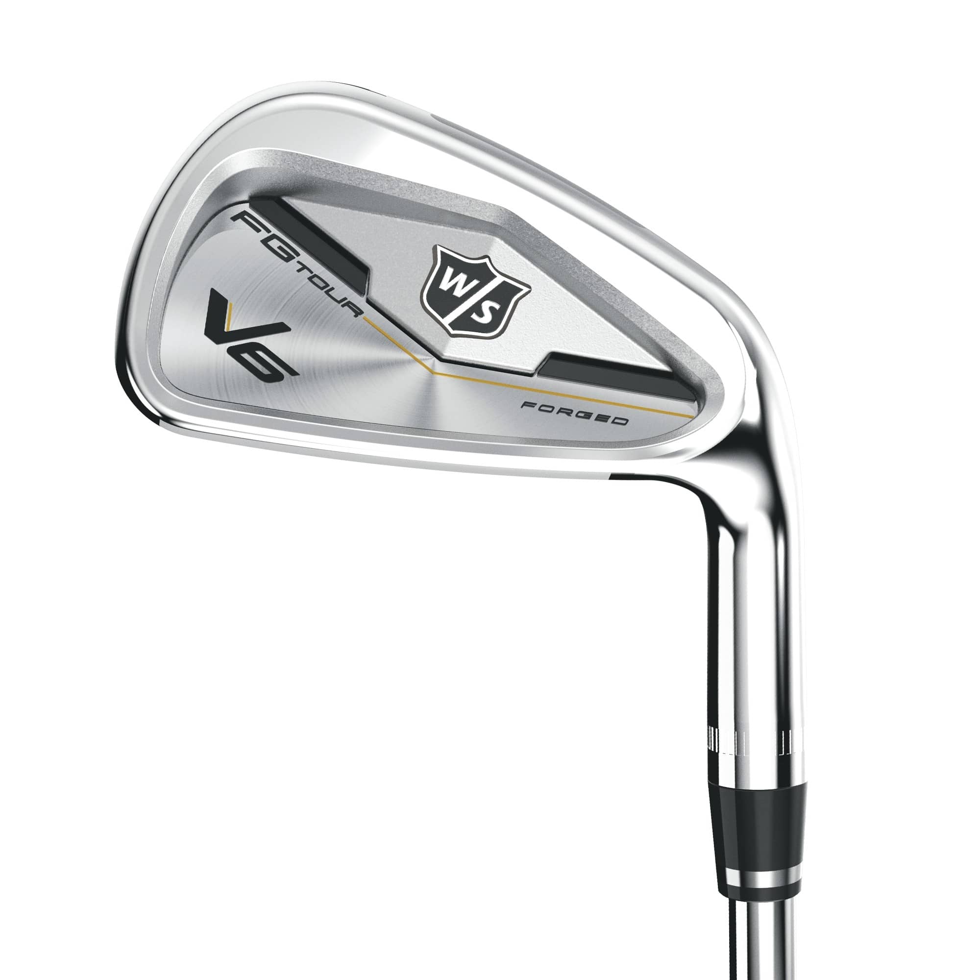 Die FG Tour V6 Eisen haben ein angedeutetes Cavity-Back-Design, sind aber geschmiedete Stahl-Eisen. (Foto: Wilson Staff)
