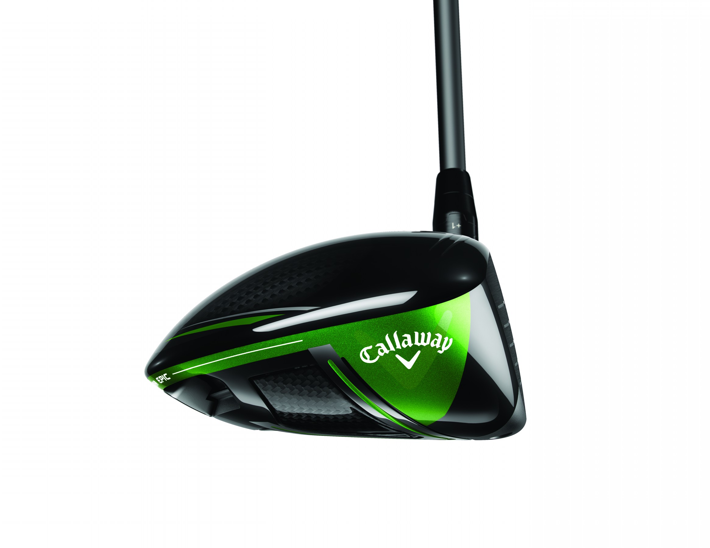 Schwarze, silberne und grüne Elemente machen den GBB Epic Driver zu einem optischen Highlight. (Foto: Callaway)