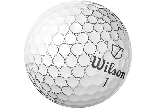 Der Wilson Staff Model Golfball 2024 mit einem 362 Dimple Design. (Foto: Wilson Staff)